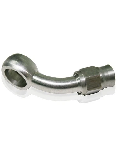 Aeroflow 45 Degree Banjo Fitting 11.2mm (7/16) to -3AN Hose End AF20 (AF209-03) - Picture 1 of 12