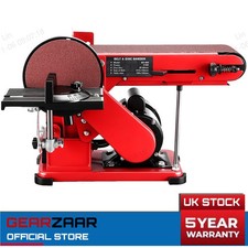 2IN1 370W ELECTRIC BELT & DISC SANDER LINISHER BENCH LARGE TABLE WOOD METAL SAND