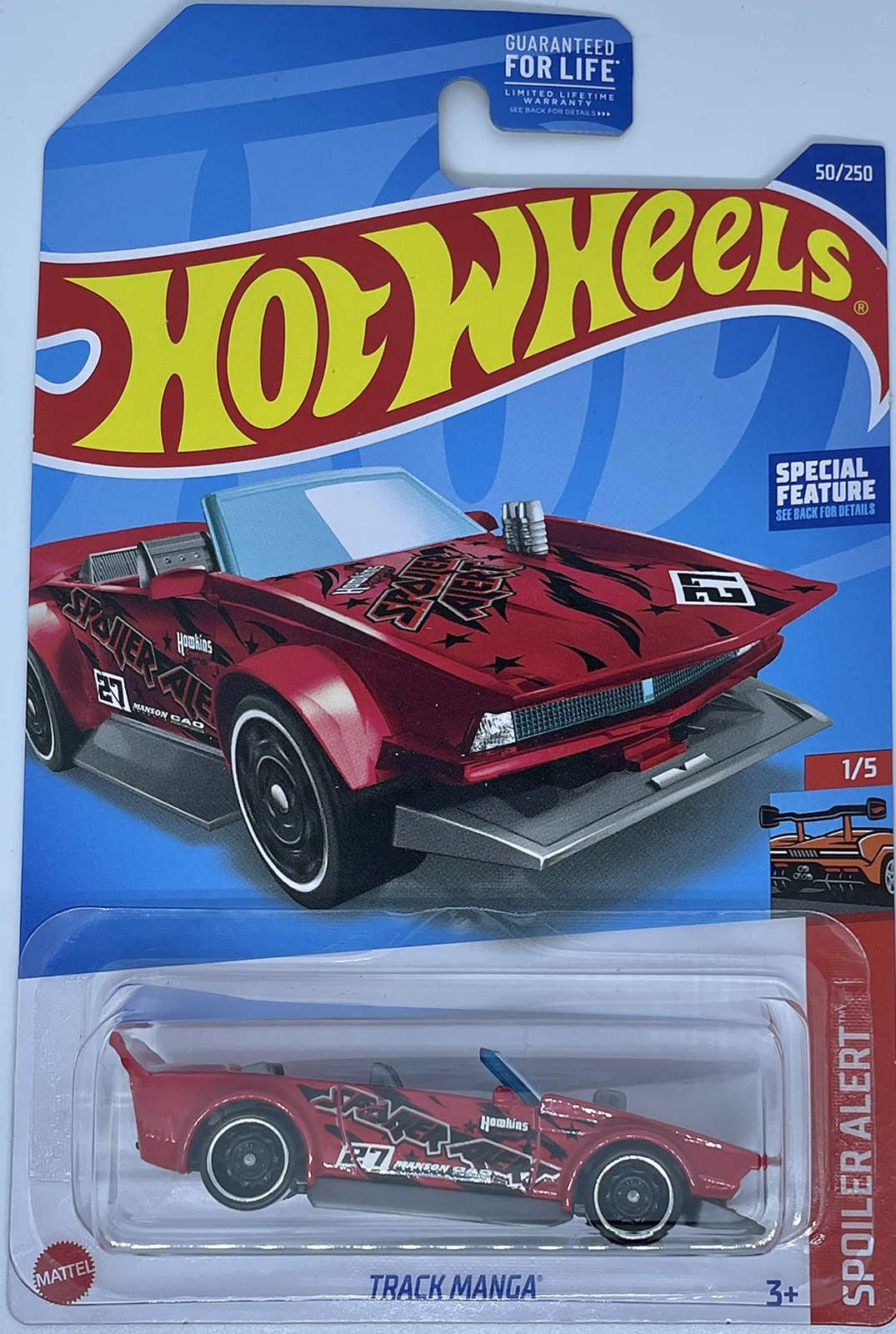 Hot Wheels 2022 - Track Manga - Spoiler Alert 1/5 [red] 50/250 Red 