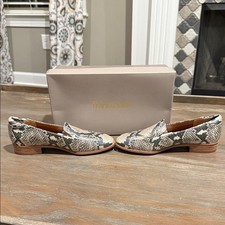 Franco Sarto Snake Print Loafers Women's Size 5.5 New In Box