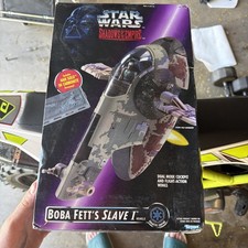 Vintage 1996 Kenner Star Wars Boba Fett’s Slave I Unused CIB See Description
