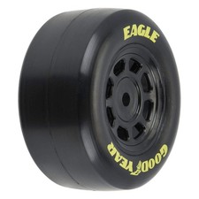 Pro-line Pro1025910 Goodyear Eagle Tire Set 4 Wheels Mtd Losi Nascar Steel Rac