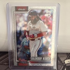 2026 Topps Series 1 Brandon Marsh #335 75th Anniversary Philadelphia Phillies