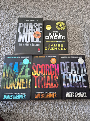 James Dashner The Maze Runner 4 Bücher: Maze Runner/Scorch/Death Cure