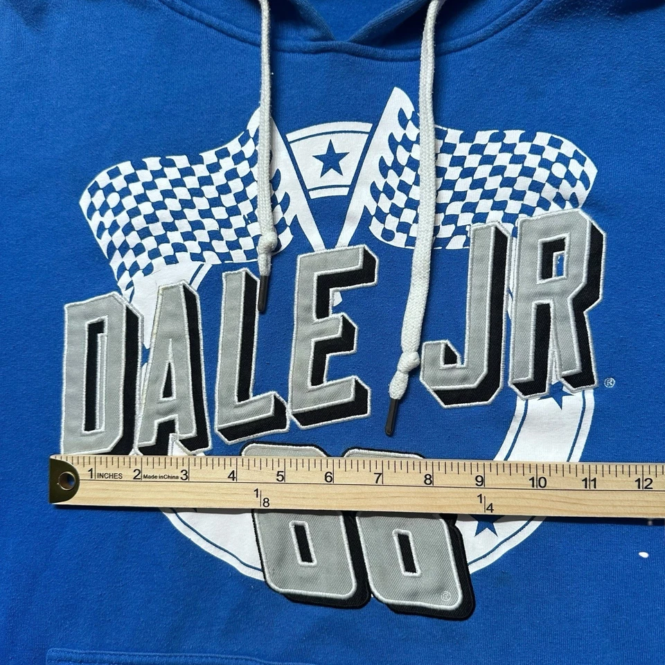 NASCAR Dale Earnhardt Jr 88 Sudadera con Capucha Para Hombre XL Azul Pullover Polar Y2K Años 2000 Foto 4 de 4