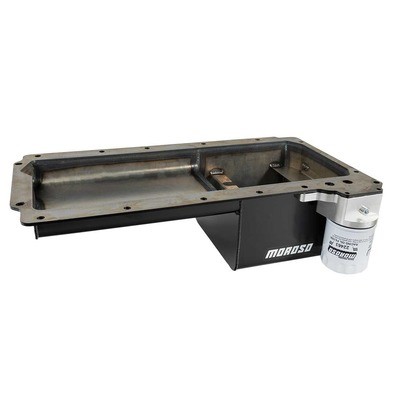 Moroso 20145, One Black Steel Fits Gm Ls 5Qt Oil Pan Street/Strip Performance Pa - Picture 1 of 11
