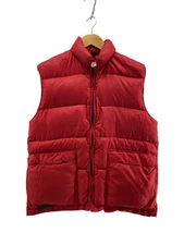Frost Line Down Vest/M/Nylon/Red 12412