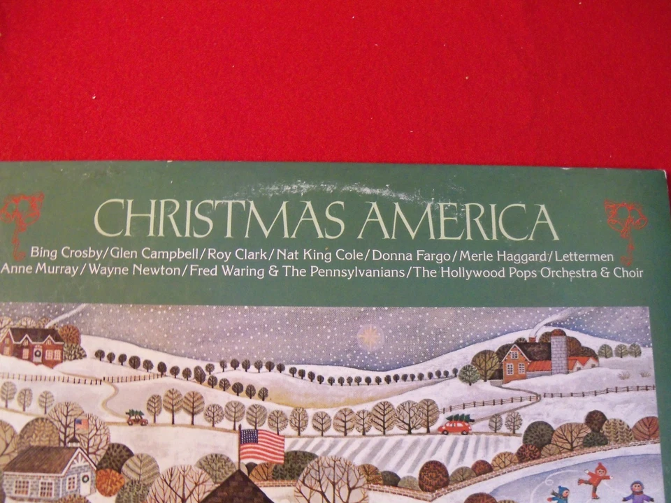 VARIOUS ARTISTS HOLIDAY LP "CHRISTMAS AMERICA" POP COUNTRY VINTAGE VINYL! - Image 3 of 4