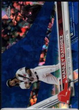 Hanley Ramirez 2017 Topps Chrome Sapphire Edition #508 /250 Red Sox 