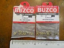 BUZCO #41 4-40 x 1/8" SCREWS & NUTS, 2 PKGS, EACH CONTAINS 6 SCREWS & NUTS (NEW)