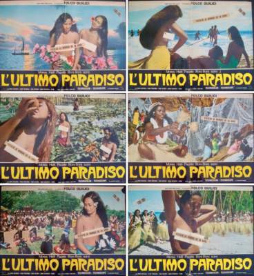 LAST PARADISE ULTIMO PARADISO Italian fotobusta movie poster x6 FOLCO QUILICI 