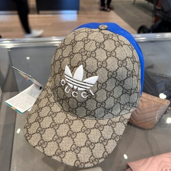 NWT Adidas X Gucci Double Sided Baseball Hat size S 719406-4HAST