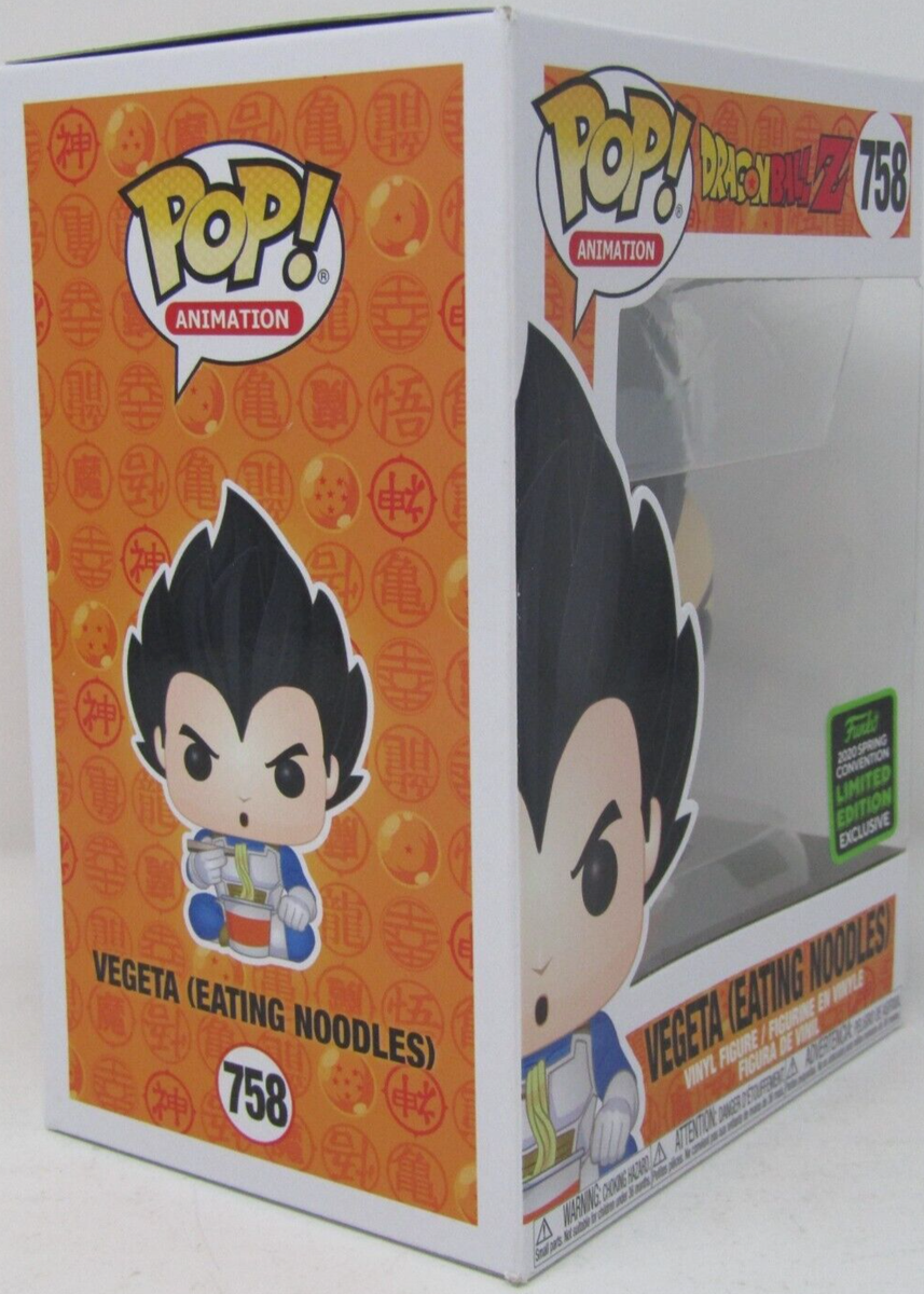 Funko Pop! Dragon Ball Z - Vegeta Eating Noodles #758