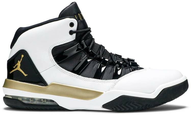 jordan max aura white gold
