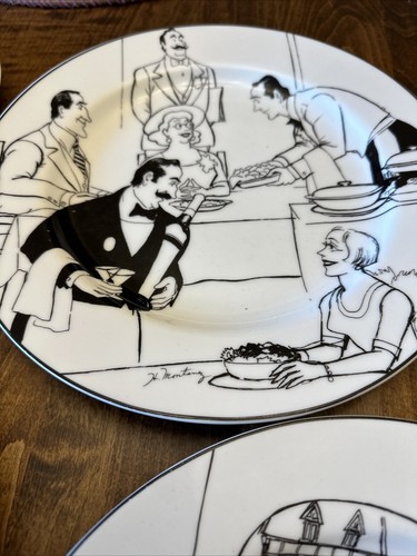 Epoch Le Restaurant French Henry Montanez 3 Dinner Plates And 1 Salad - Picture 4 of 9