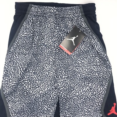 Nike Air Jordan Therma Fit Boys Basketball Shorts Small Blue