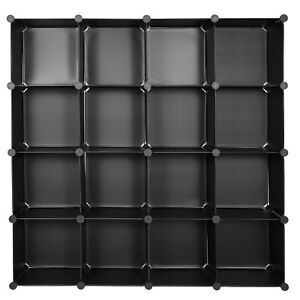 Home Use16 Cube Organizer Stackable, Stackable Plastic Closet Shelves South Africa