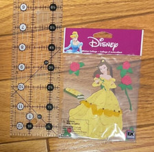 Disney EK Success Belle Princess Scrapbook Dimensional Sticker Rose New Vintage