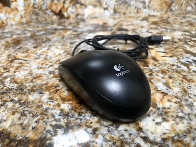 Logitech B100 Optical Wired Scroll Wheel USB Mouse Tested