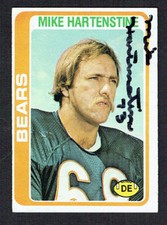 Mike Hartenstine #72 signed autograph auto 1978 Toops Football Trading Card