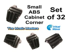 32X ABS Small Cabinet Corner Amp Rack Case DJ Home Speaker Box Bumper Protector