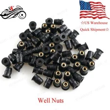 Rubber Motorcycle Windscreen Well Nut For KAWASAKI NINJA ZX6R ZX-10R 250R ZX14