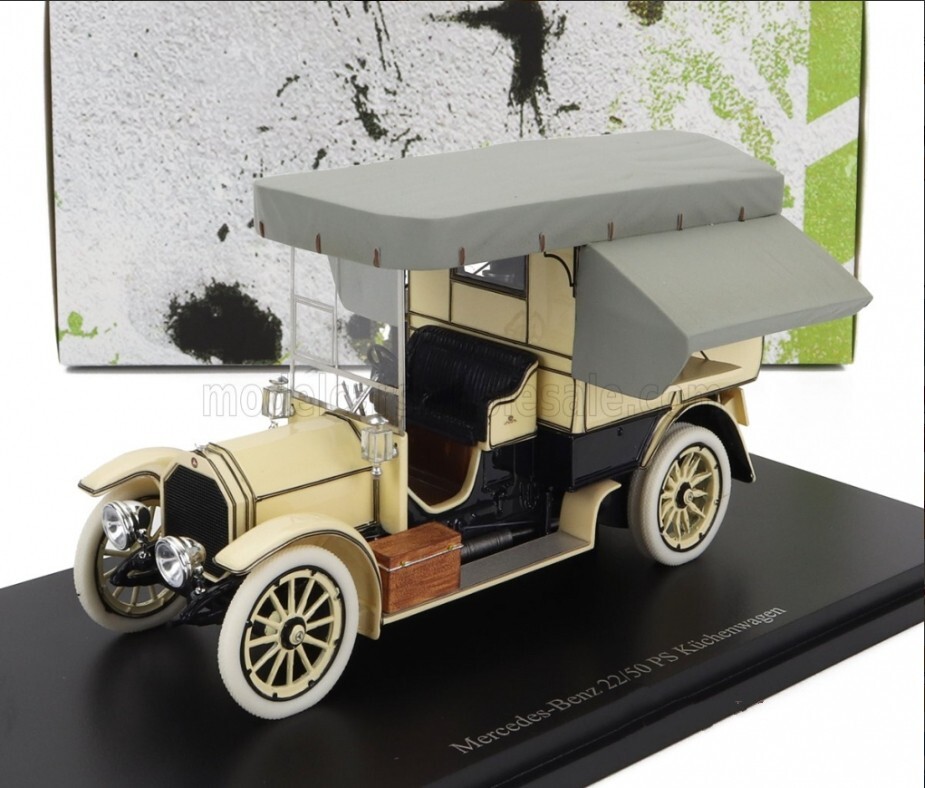 AUTOCULT 101 Lepoix 52 アイボリー 1/43 60041 1/43 MERCEDES-BENZ 22/50 PS KUCHENWAGEN GERMANY 1913 AUTOCULT