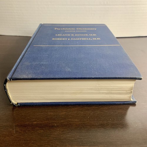 PSYCHIATRIC DICTIONARY (OXFORD MEDICINE PUBLICATIONS) By Leland E. Hinsie M D - Picture 5 of 14