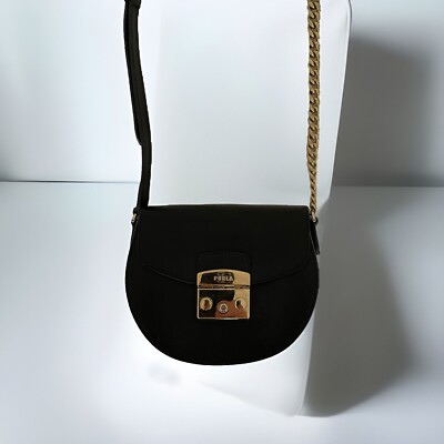 Furla Metropolis Crossbody tasche schwarz