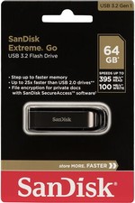 Sandisk USB Stick 64GB Cruzer Extreme GO schwarz USB 3.2 Gen. 1x1 USB-A