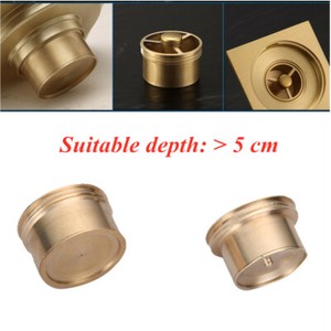 Brass T Type Drain Water Smell Stopper Deodorant Floor Drain Drain
