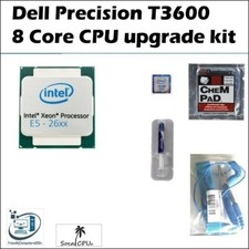 Dell Precision T3600 CPU Processor Upgrade to Eight Core 8 E5-2687w,E5-2690