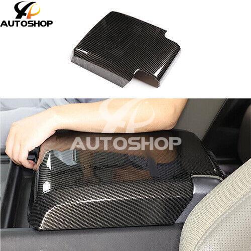 For Land Rover Defender 2020-2023 Center Console Carbon Fiber Armrest Box Cover - Picture 1 of 6