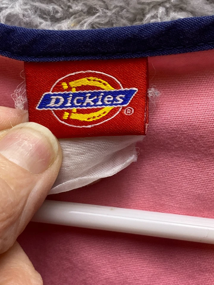 Blusa Médica Dickies Para Mujer 2X Ropa de Trabajo Sólida Enfermera Camisa Cuello en V Plus Foto 2 de 4