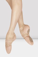 Bloch Elastosplit X Leather Split Sole Ballet Shoe ES0250L Pink