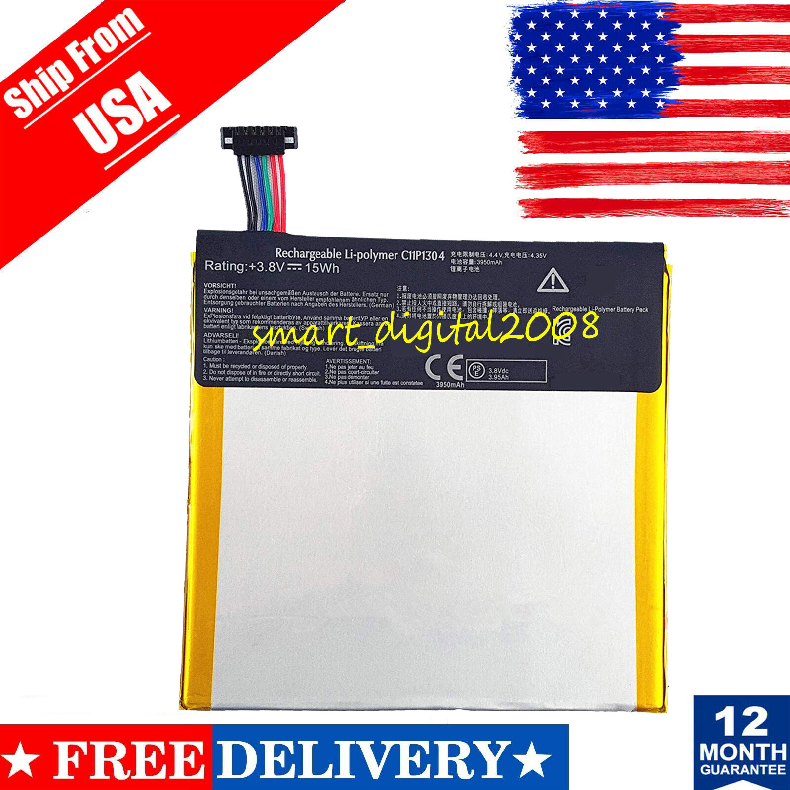C11P1304 Battery for Asus Vivotab Note 8" C11P1326 C11Pn51 C11PN9H | eBay