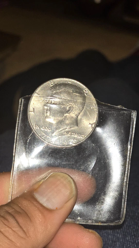 RARE 1776-1976 D Kennedy Half Dollar In God We Trust, 35th President - $1/2 Coin - Image 2 of 2