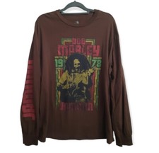 Zion BOB MARLEY Wailers Jammin 1978 Tour Reggae Rasta Music L/S Shirt Mens XL