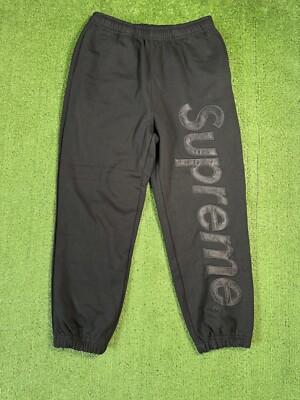太*田様 Supreme Satin Applique Sweatpant Supreme Satin Appliqué Sweatpant (FW24) - $148