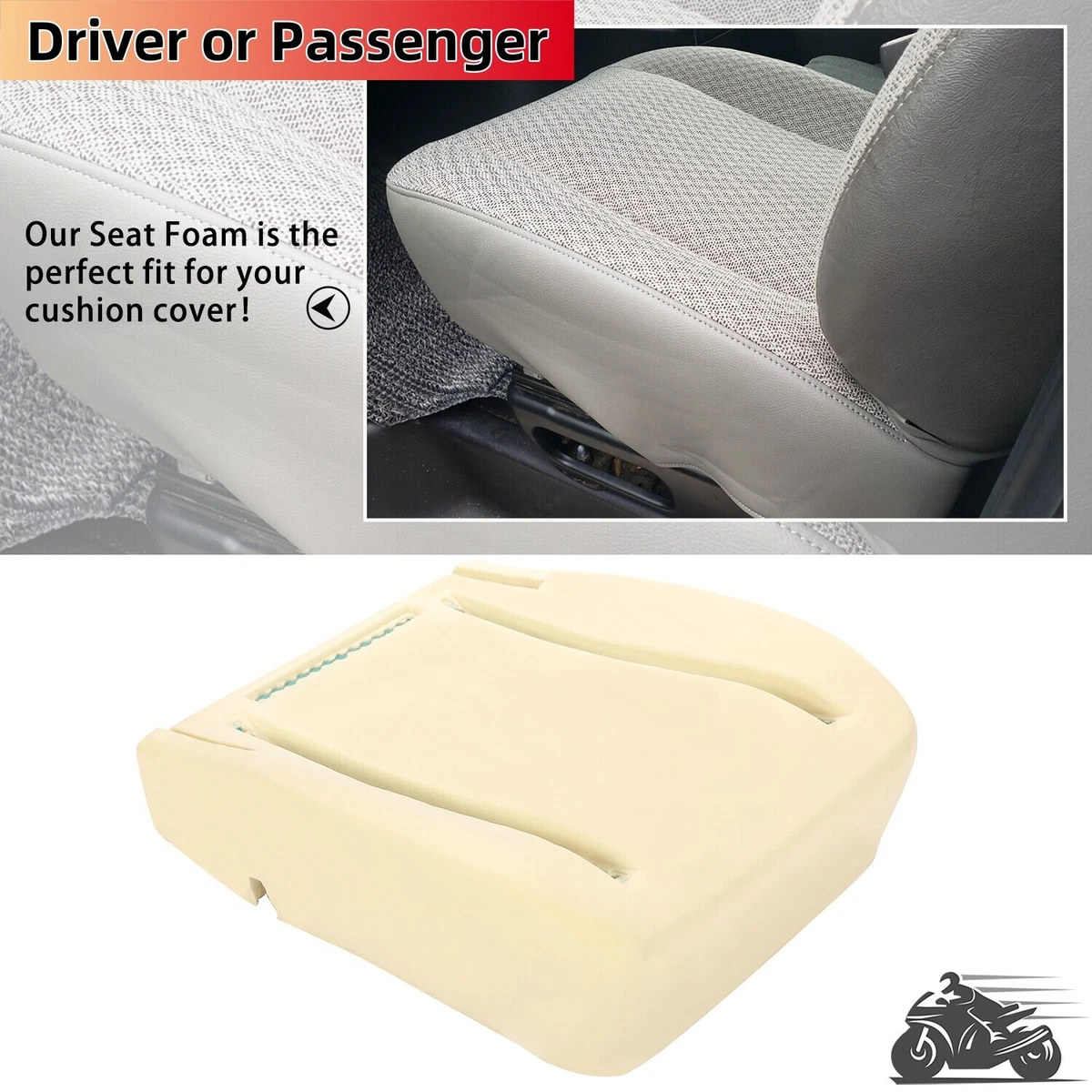Funda Asiento Vinil Para GMC Savana / Chevy Express 2003-2014 – Juego 4 Piezas, Gris Oscuro, Reemplazo OEM