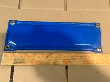 🍀NOS OLD SCHOOL BMX BLUE MONGOOSE MOTOMAG STEM PAD SNAPS REDLINE SQUAREBACK