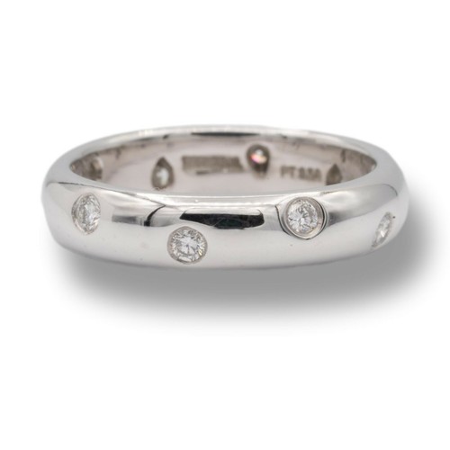 Co Etoile 4mm Diamond Band Ring .22ct 