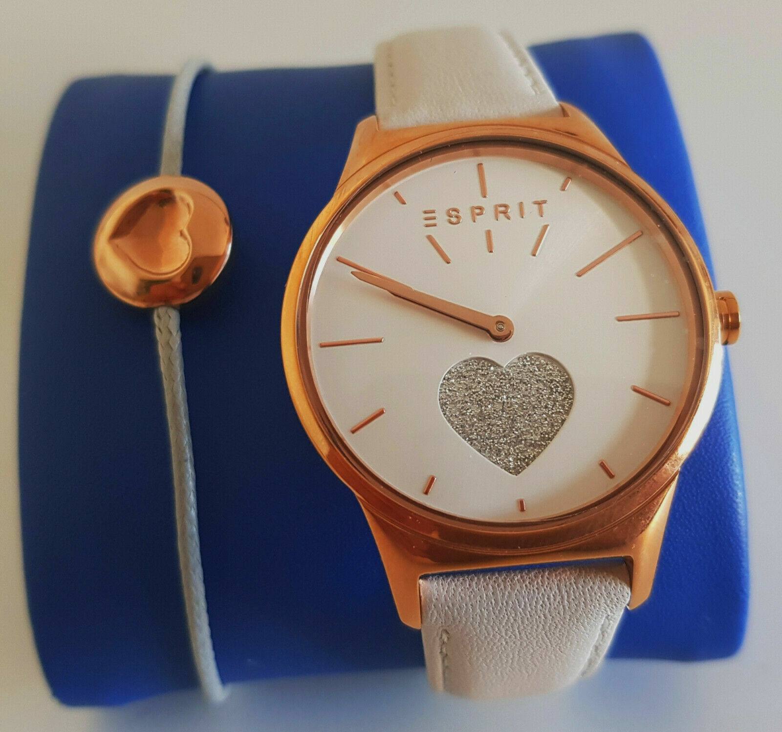 Montre avec bracelet Esprit femme plaqué or rose coffret cadeau unique