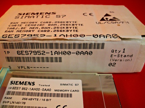 Siemens 6ES7952-1AH00-0AA0 Ver 02 Scheda di Memoria Ram 256 kb 6ES79521AH000AA0 Nuova - Foto 4 di 4