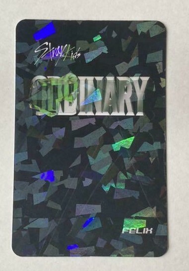 Stray kids ODDINARY SOUNDWAVE Official photo card Felix | eBay