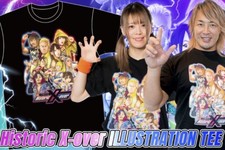 NJPW & STARDOM Historic X-over T-shirt XL Okada Naito Giulia Mayu Iwatani Rare
