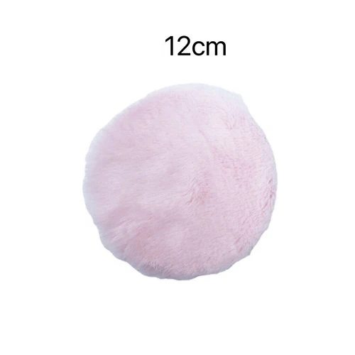 1:12 Scale Dolls House Miniature Round Plush Rugs Carpets Bedroom Floor Decor - Picture 5 of 9
