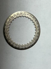 Accutron Silver/Black Date Indicator Wheel  2181 576-0 Date Window Dial A6