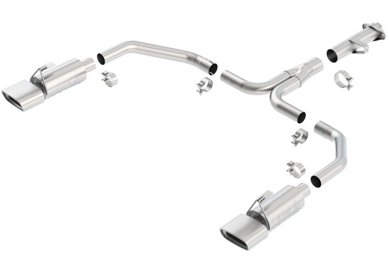 Escape Catback de acero inoxidable tipo S Borla para Corvette C4 1986-1991 5,7 L V8 Foto 2 de 4