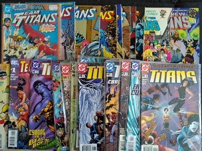 16x us DC Comics NEW TEEN TITANS, TITANS 2000, LOST ANNUAL 1, TINY TITANS